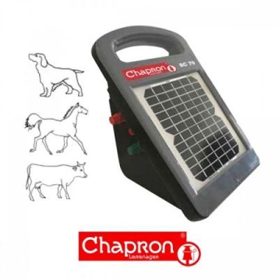 Aparat gard electric cu panou solar si acumulator, 0,7J, Chapron Sc70