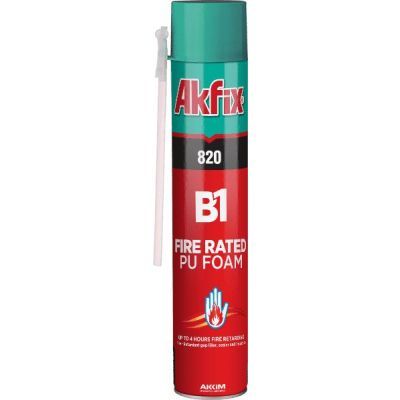 Akfix 820 spuma PU antifoc B1 cu PAI 750ML (GW.850) 4S (12) Fa015