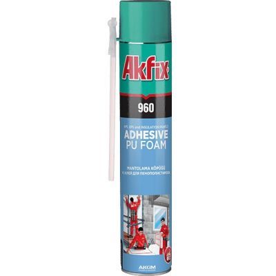 Akfix 960 PU Adhesive Foam GW. 850 gr 4s