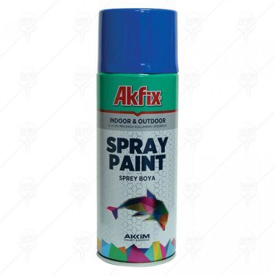 Spray vopsea 5017 albastru lucios 400ml AKFIX