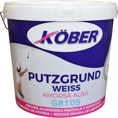 Amorsa Kober Putzgrund Weiss G8105, 15 l