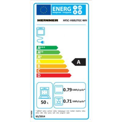 Aragaz mixt Heinner HFSC-V60LITGC-WH