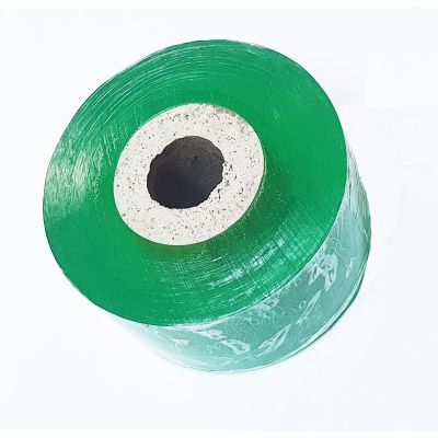 Banda pentru altoit, transparenta-verde, 3cm, 100m, tip strech, 100g