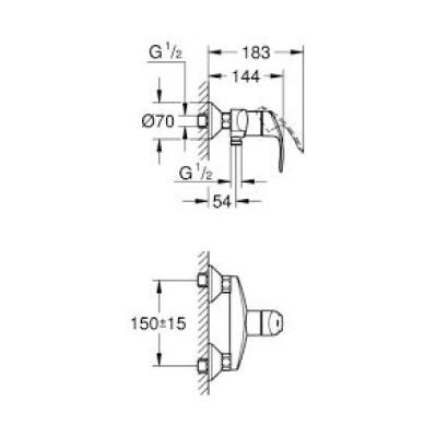 Baterie EUROSmart NEW pt DUS crom 4g335552