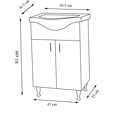 Baza S153 55CM CAP N LV 7055 18183