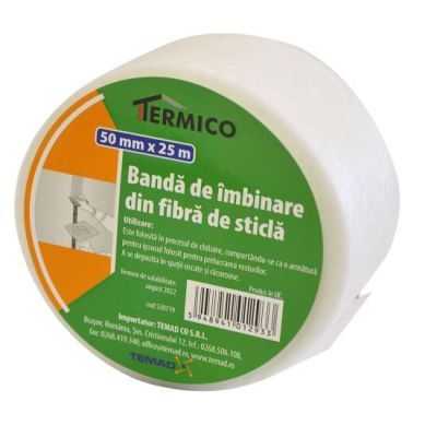 Benzi fixare si reparatie , fibra sticla Termico 50x25m