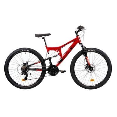 Bicicleta MTB TERRANA 2743 FS 27.5 inch M Rosu