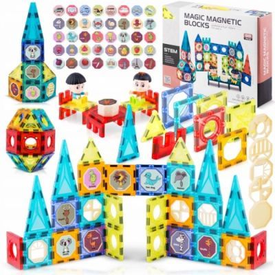 Blocuri magnetice Tower RK-768 Ricokids 776800