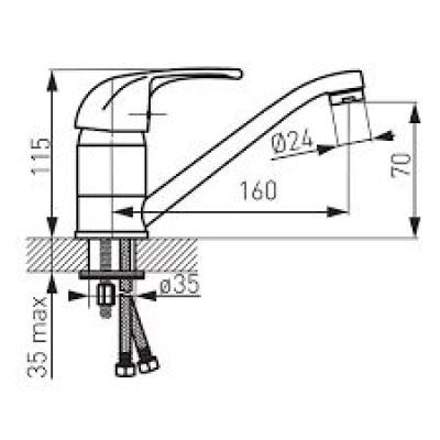 Bva2a baterie vasto stativa 16CM Cr