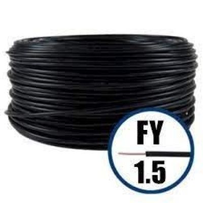 Conductor H07V-U 1X1.5 (100M) Negru