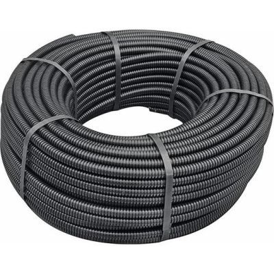 Tub flexibil PVC 13mm/320N Negru-50m/rol-el0014829