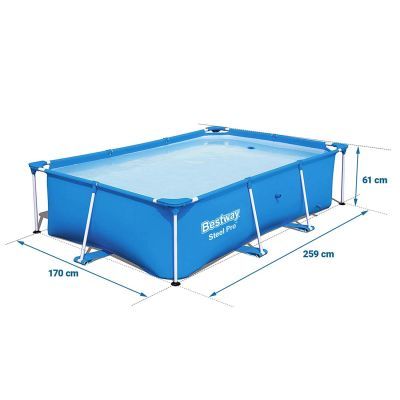 Piscina cu cadru  259 x 170 x 61 cm Bestway 56403n