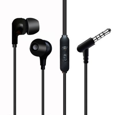 Casti In-Ear cu fir Well, microfon, jack 3.5mm, EP301, negru