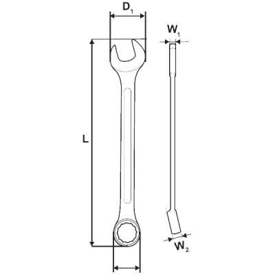 Cheie combinata  cu clichet 11mm Tmp-231974