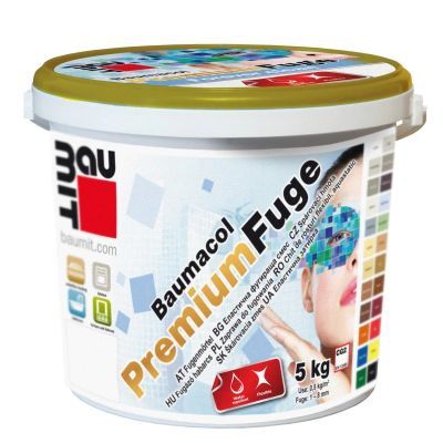 Chit de rosturi Premium pentru interior si exterior, Baumacol PREMIUMFUGE-CEMENT Grey 5KG