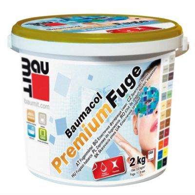 Chit de rosturi Premium pentru interior si exterior 2Kg- Baumacol PREMIUMFUGE-Maro inchis