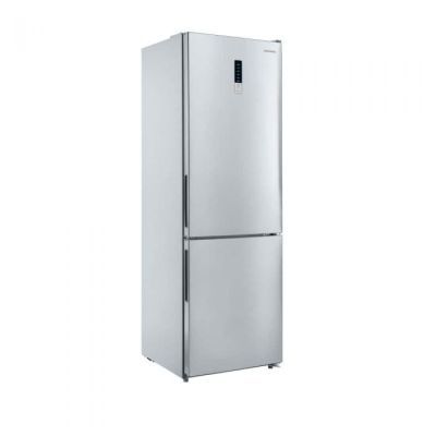 Combina frigorifica Daewoo DNF-310MEX, No Frost, 310 L, Display LED, Functie Holiday, Functie Super Freeze, Clasa E, Inox