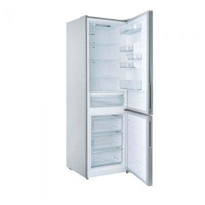 Combina frigorifica Daewoo DNF-310MEX, No Frost, 310 L, Display LED, Functie Holiday, Functie Super Freeze, Clasa E, Inox