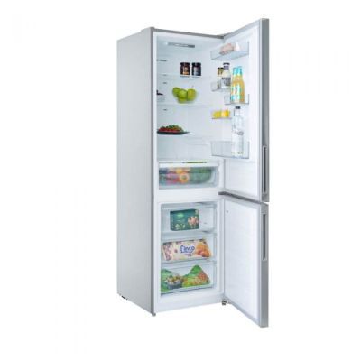 Combina frigorifica Daewoo DNF-310MEX, No Frost, 310 L, Display LED, Functie Holiday, Functie Super Freeze, Clasa E, Inox