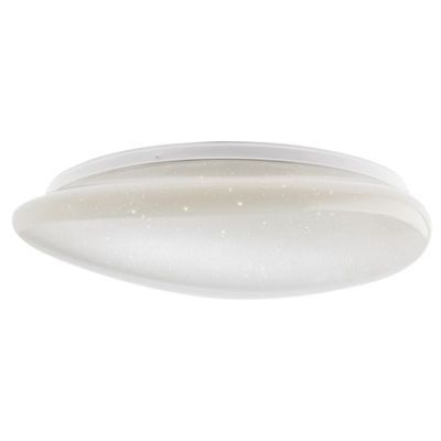 Plafoniera LED Dreamer, 48W, lumina neutra, alb cu efect de sclipire