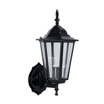 Er lampa gradina Corona a negru 1/E27 60W Ip44-el26330