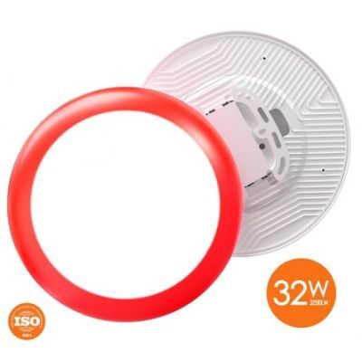 Spot LED rosu Driver MB026 24W 6500K+8W incorporat rotund aplicat Ve30200