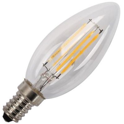 Tg BEC LED filament lumanare C35 4W E14 6500K Clar-el59315