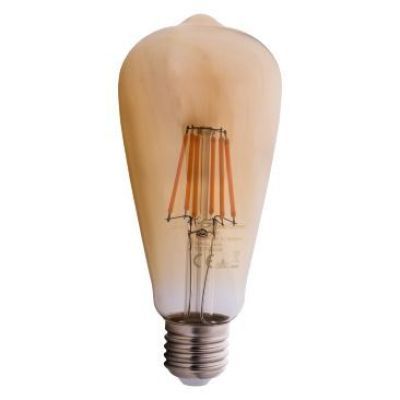 Tg BEC LED filament ST64 6W E27 2200K Auriu-el37823