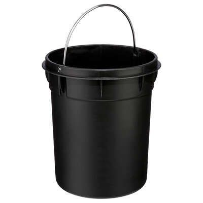 Cos de gunoi din metal Negru 3L 105613