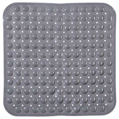 Covoras de dus antiderapant gri 53 x 53 cm 105443a