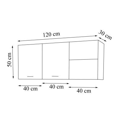 Cp SUP Square 120CM alb 17829