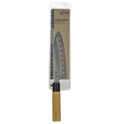 Cutit Santoku, maner bambus si lama din otel inoxidabil de 17 M 151301