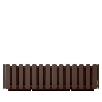 Ddef600-r222 Balcony plant BOX Boardee Fence-brown