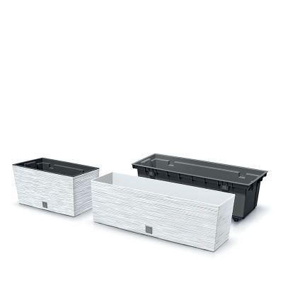 DFC600-S449 Jardiniera pentru flori furu case -alb