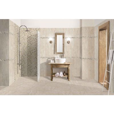 Faianta Travertine, 40,2x25,2 cm, bej 1.52mp/cut