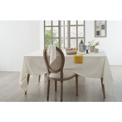 Fata de masa Jane chambray 140x240 cm alba 146340Z