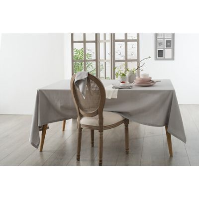 Fata de masa Jane chambray 140x240 cm gri deschis146340B