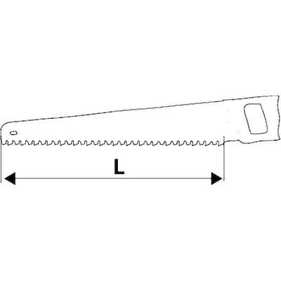 Ferastrau BCA 600mm 17 dinti cu PAStilA carbura 10a760