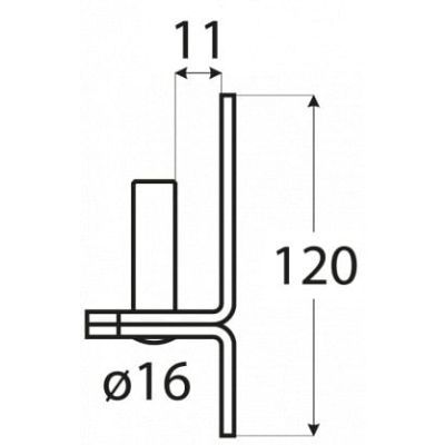 C 16/11 pivot balama DI 16mm/11mm 8305