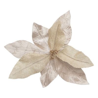 Floare decorativa pentru bard cu sclipici 23 cm 192353