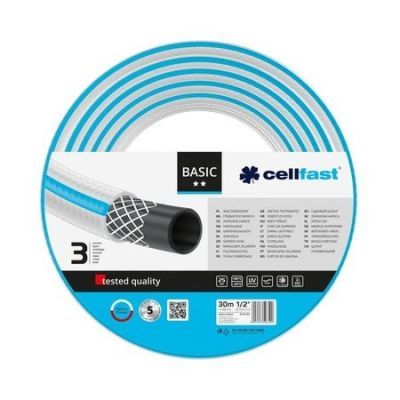 Furtun pentru gradina cu 3 straturi Cellfast BASIC, 1/2", 50 m