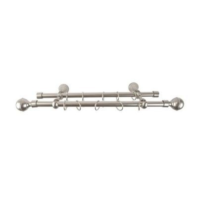 Set GALERIE metalica 20mm dubla 240CM Inox