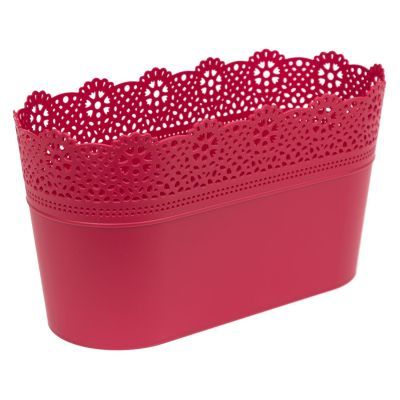 Ghiveci de flori, culoare raspberry-roz