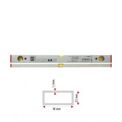 Nivel aluminiu 3 indicatori 120CM Lt16412