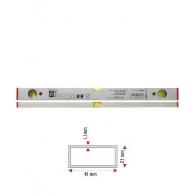 Nivela aluminiu 3 indicatori 60CM Lt16406