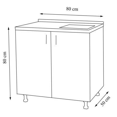 Kit bucatarie Tender alb 6626