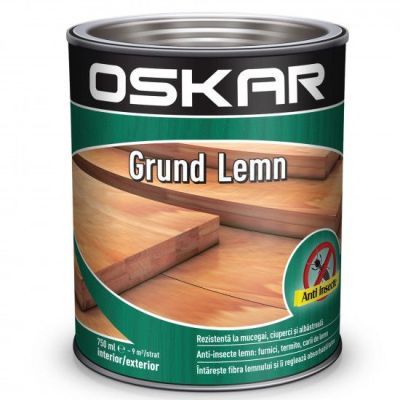 Grund pentru lemn, Oskar, incolor, 0.75 L