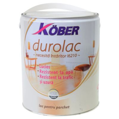 Lac pentru parchet Kober Durolac, transparent, 4 L