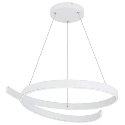 Suspensie LED 67202-80HW, 80W, 2100lm, cu telecomanda, alba