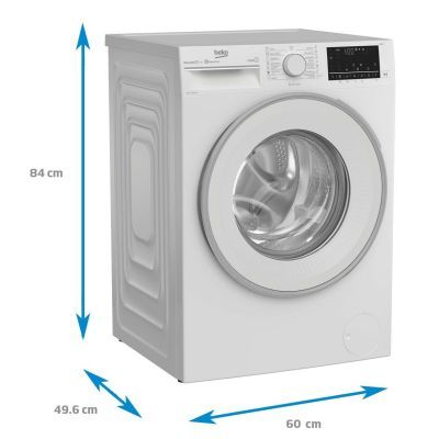 Masina de spalat rufe beko 7kg 1000rpm clasa D 15 programe B3WFU7704WB